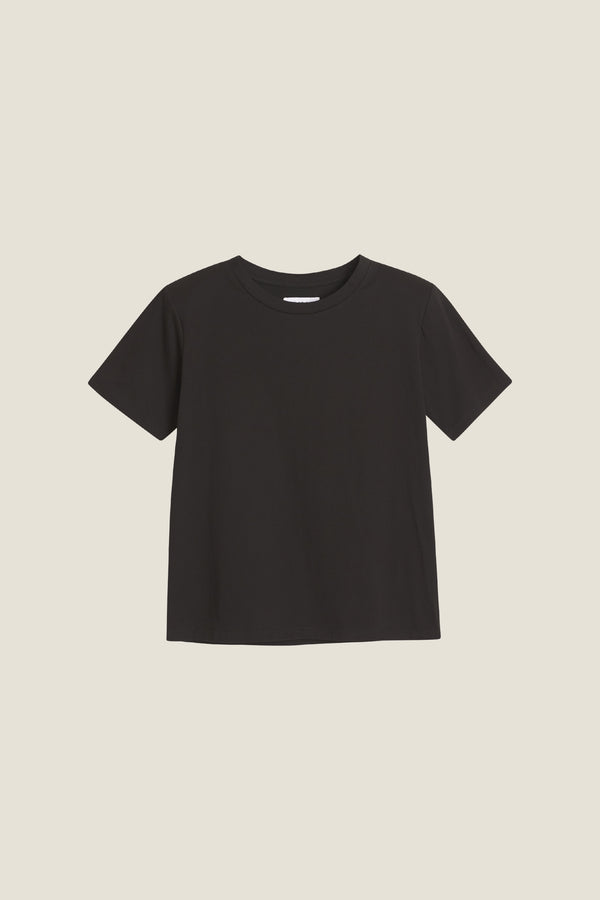 Line Of Oslo Preppy T-shirt Top Black 097