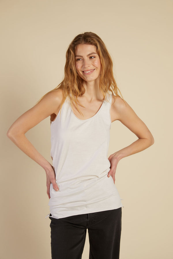 Line Of Oslo Presley Tank Top Top short sleeves Creme 091