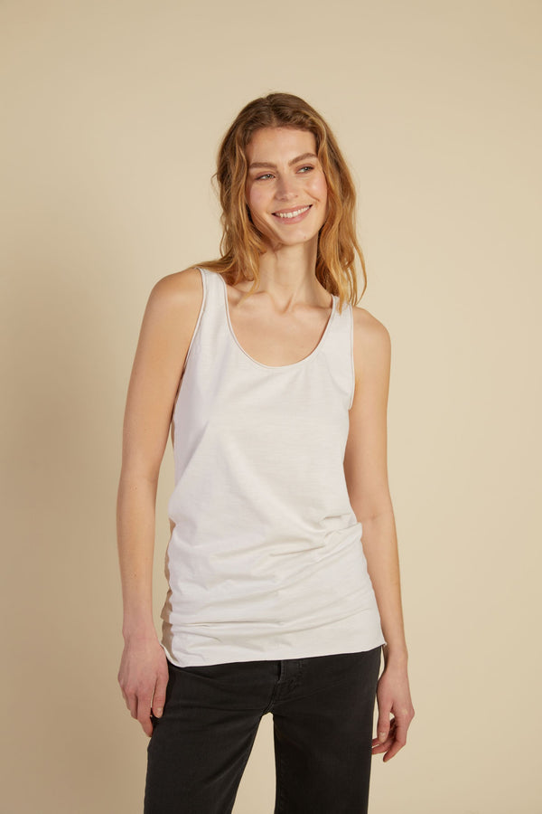 Line Of Oslo Presley Tank Top Top short sleeves Creme 091