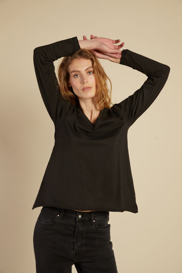 Line Of Oslo Pricilla Longsleeve Sweaters Black 097