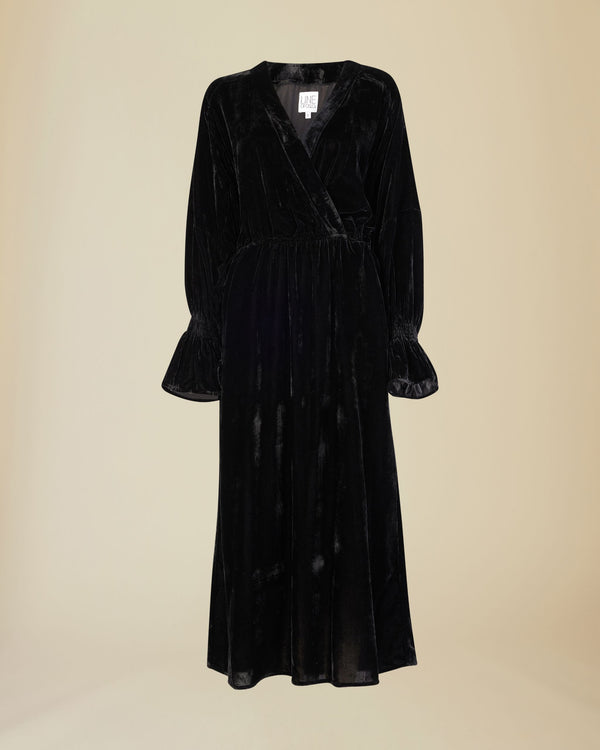 Line Of Oslo Ragnhild Long Dress Dresses Black 097