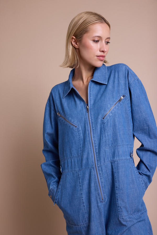 Line Of Oslo Ready Denim Jumpsuit Overalls