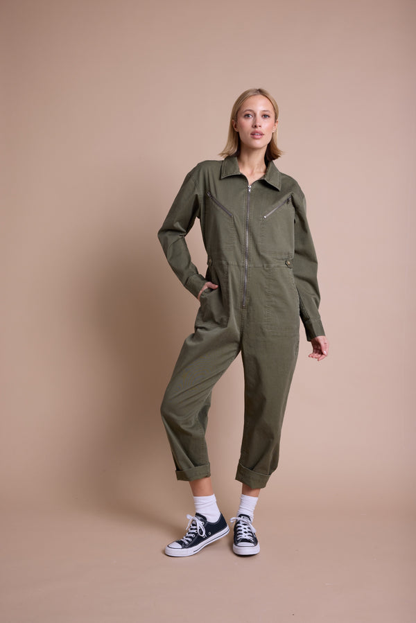 Line Of Oslo Ready Jumpsuit Overalls Army 119
