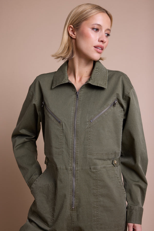 Line Of Oslo Ready Jumpsuit Overalls Army 119