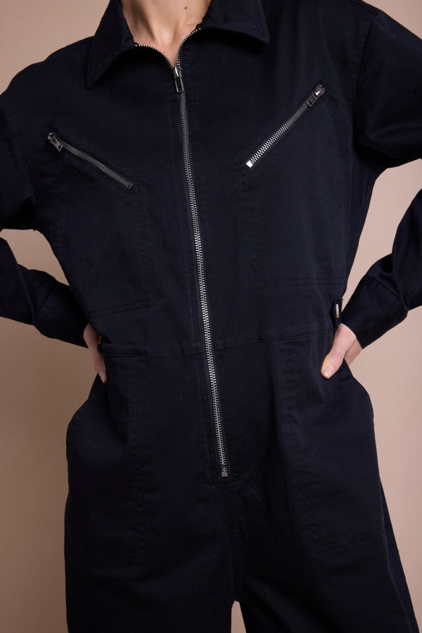 Line Of Oslo Ready Jumpsuit Overalls Black 097