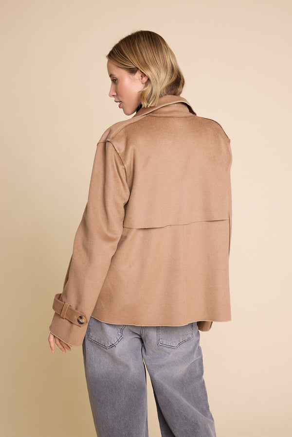 Line Of Oslo Robbie Wool Jacket Jacket Camel 061