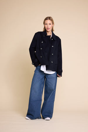 Line Of Oslo Robbie Wool Jacket Jacket Blue 066