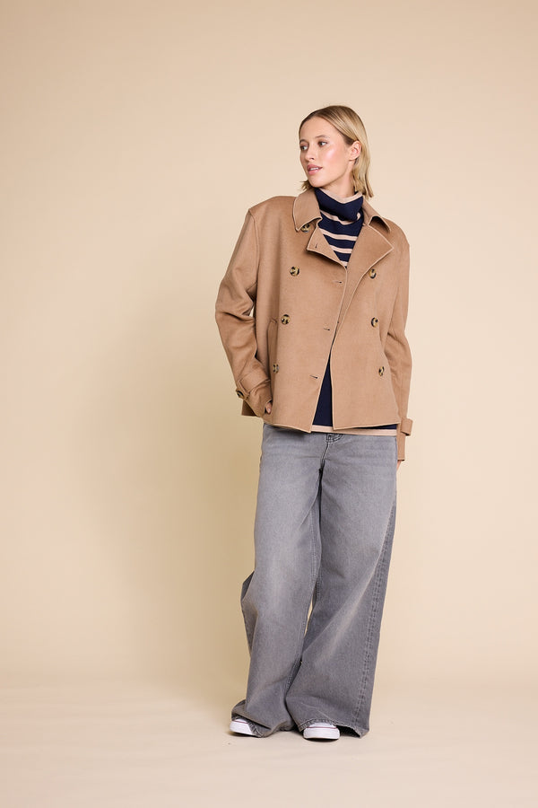 Line Of Oslo Robbie Wool Jacket Jacket Camel 061