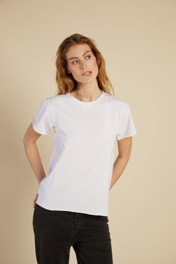 Line Of Oslo Rock T-shirt T-shirts White 001