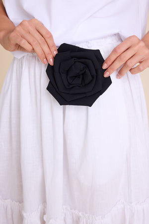 Line Of Oslo Rose Solid Accessories Accessorie Black 097