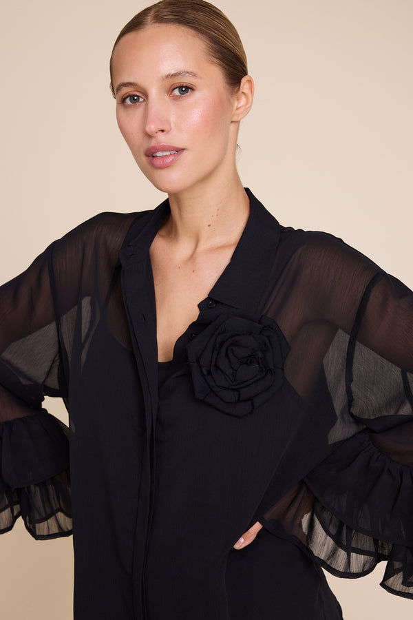 Line Of Oslo Rose Solid Accessories Accessorie Black 097