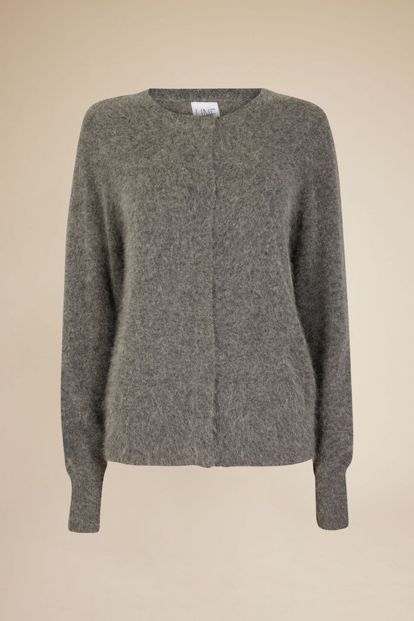 Line Of Oslo Ryan 24 Cardigan Cardigan Grey 005