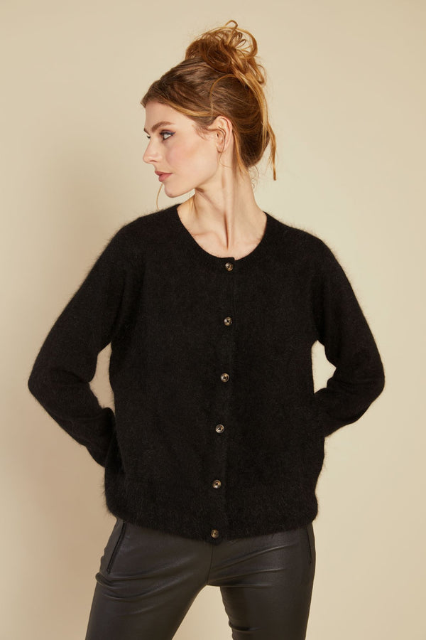 Line Of Oslo Ryan Cardigan Cardigan Black 097