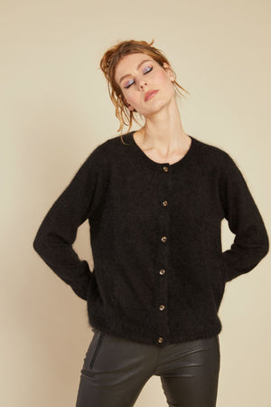 Line Of Oslo Ryan Cardigan Cardigan Black 097