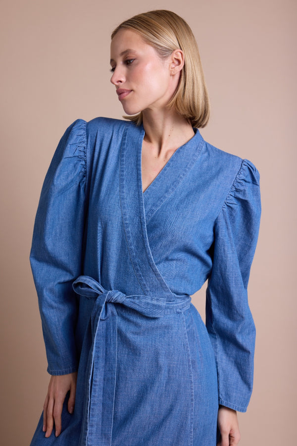 Line Of Oslo Scarlett Denim Kjole Dress Denim 099