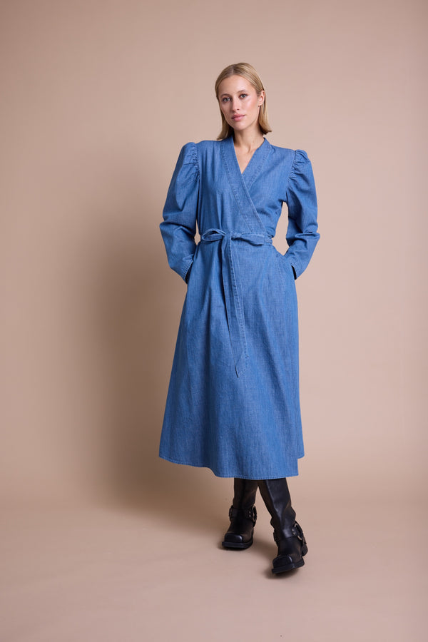Line Of Oslo Scarlett Denim Kjole Dress Denim 099