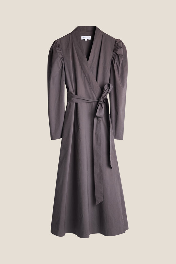 Line Of Oslo Scarlett Solid Kjole Dress Brown 063