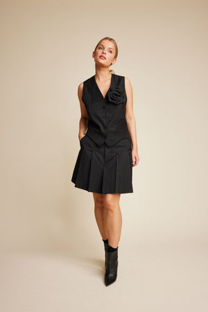 Line Of Oslo School Stripe Skirt Skirt As is 136