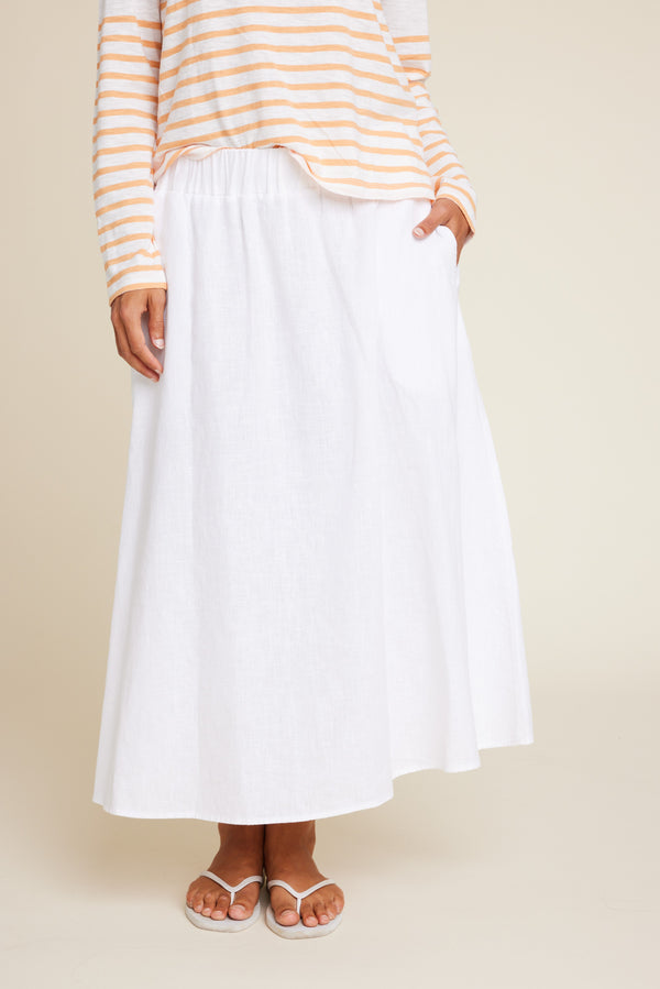 Line Of Oslo Skirt 25 Skirt White 001