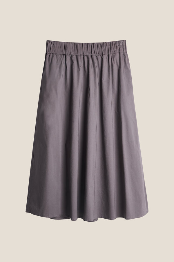 Line Of Oslo Skirt Solid Skirt Brown 063