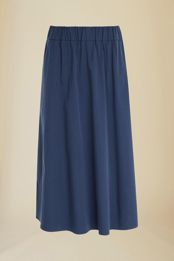 Line Of Oslo Skirt Solid Skirts Blue 066