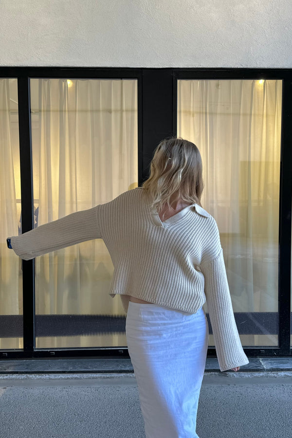 Line Of Oslo Sophie SS24 Sweater Knitted sweater Latte