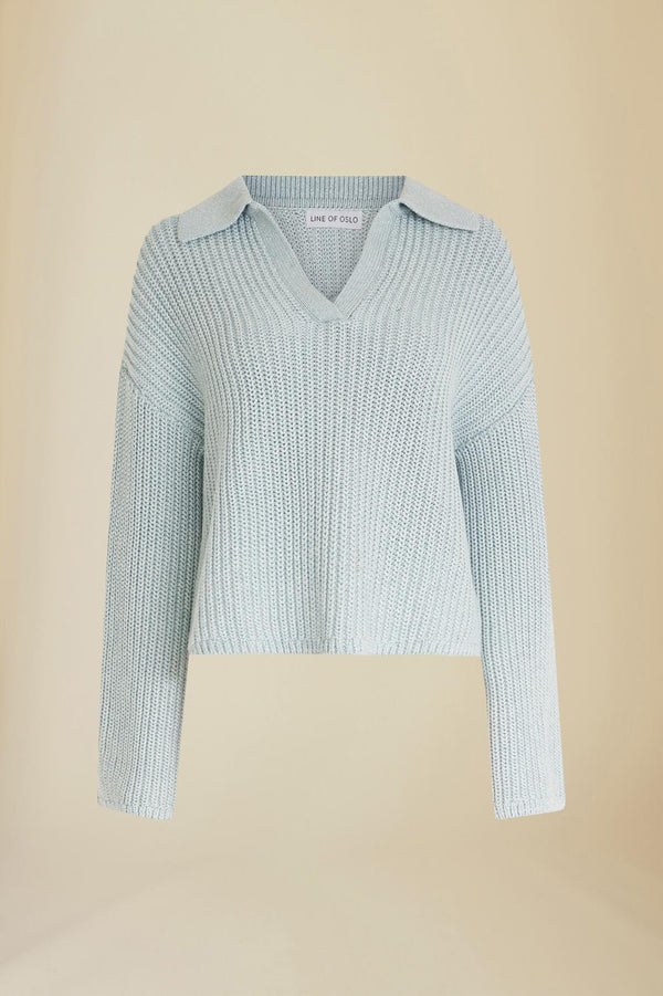 Line Of Oslo Sophie SS24 Sweater Knitted sweaters Blue 066