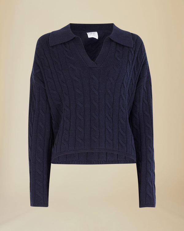 Line Of Oslo Sophie Sweater Knitted sweaters Blue 066