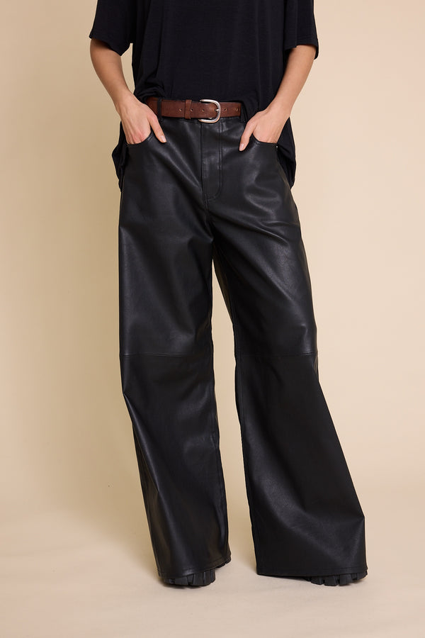 Line Of Oslo St. Barths Leather Leather pant Black 097