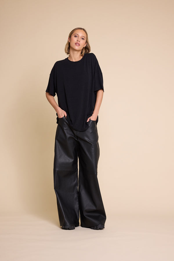 Line Of Oslo St. Barths Leather Leather pant Black 097