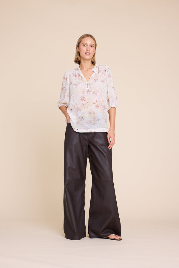 Line Of Oslo St. Barths Leather Leather pant Brown 063