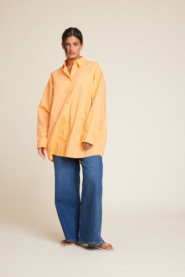 Line Of Oslo Stella 25 Shirt Top Orange 043