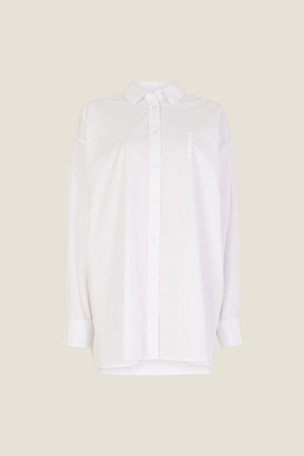Line Of Oslo Stella Solid 24 Shirt Blouse White 001