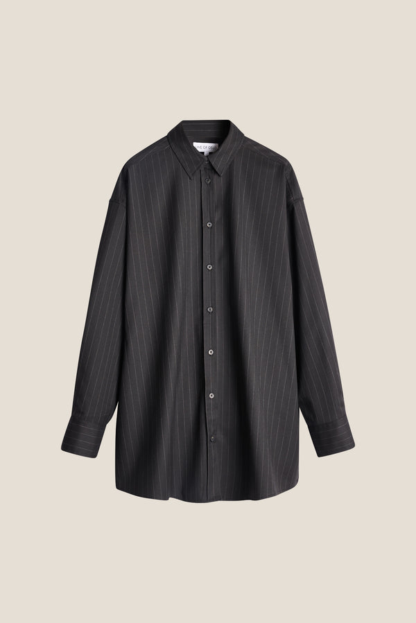 Line Of Oslo Stella Stripe Skjorte Blouse Black 097