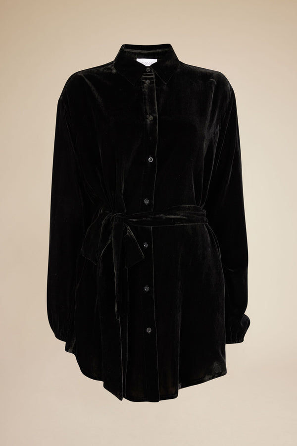 Line Of Oslo Story Velvet Blouse Shirts