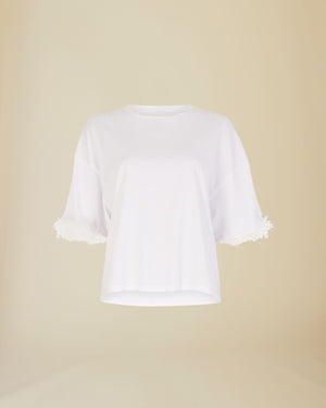 Line Of Oslo Swan Top Tops White 001