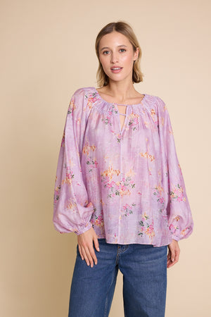 Line Of Oslo Tessa Print Top Blouse