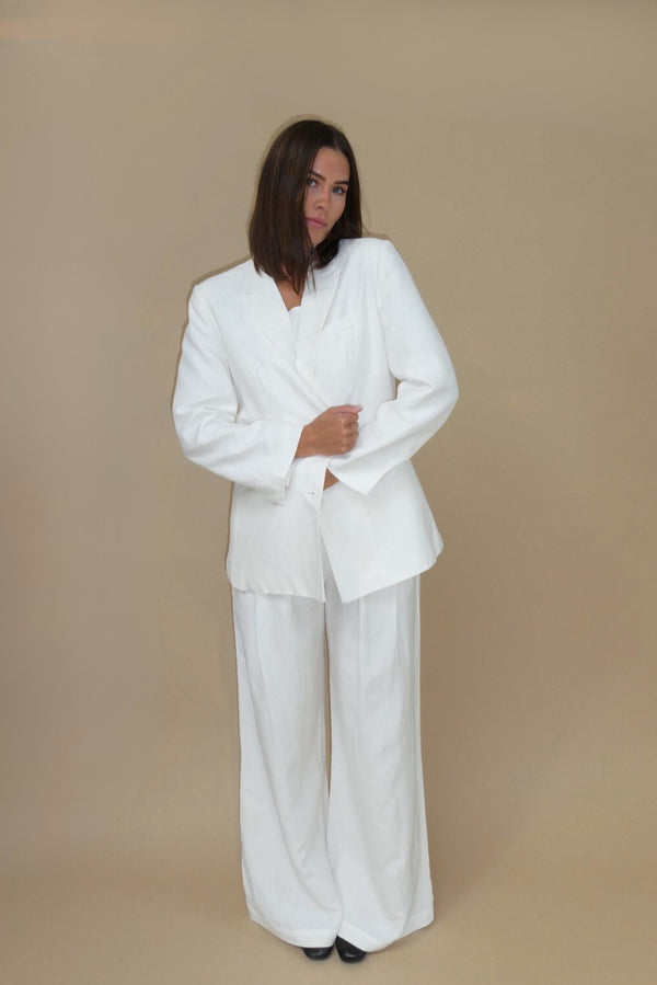 Line Of Oslo The Kid 25 Viscose Blazer Blazer Creme 091