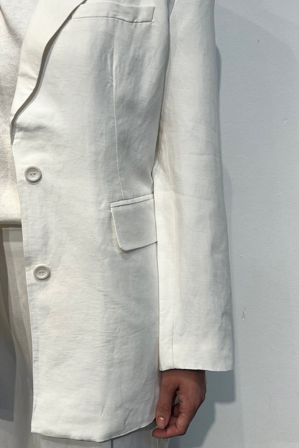 Line Of Oslo The Kid 25 Viscose Blazer Blazer Creme 091
