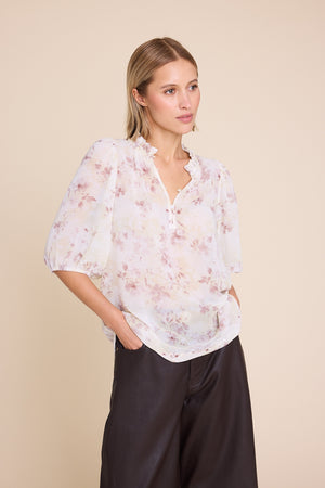 Line Of Oslo Tutti Flower Blouse Blouse Yellow 060