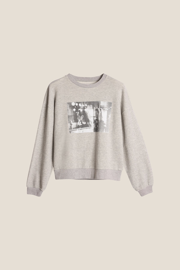 Line Of Oslo Universe Sweater Sweater Grey Melange 006