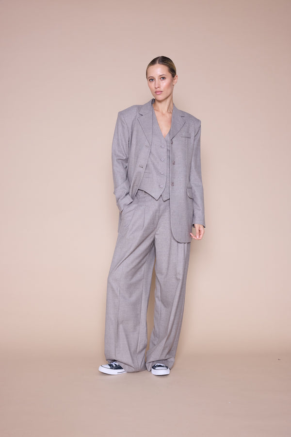 Line Of Oslo Ursula Solid Bukse Trouser Sand 069