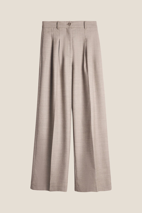 Line Of Oslo Ursula Solid Bukse Trouser Sand 069