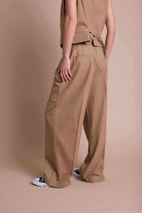 Line Of Oslo Ursula Solid Bukse Trouser Camel 061