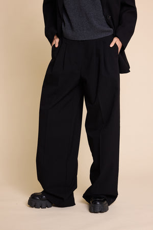 Line Of Oslo Ursula Wool Trouers Trouser Black 097