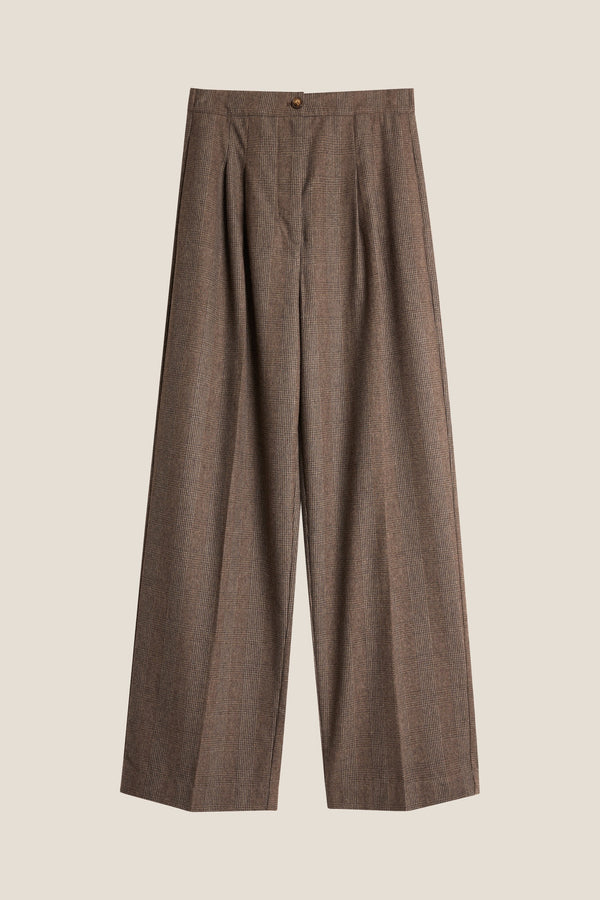 Line Of Oslo Usula Wool Check Trousers Trouser As is 136