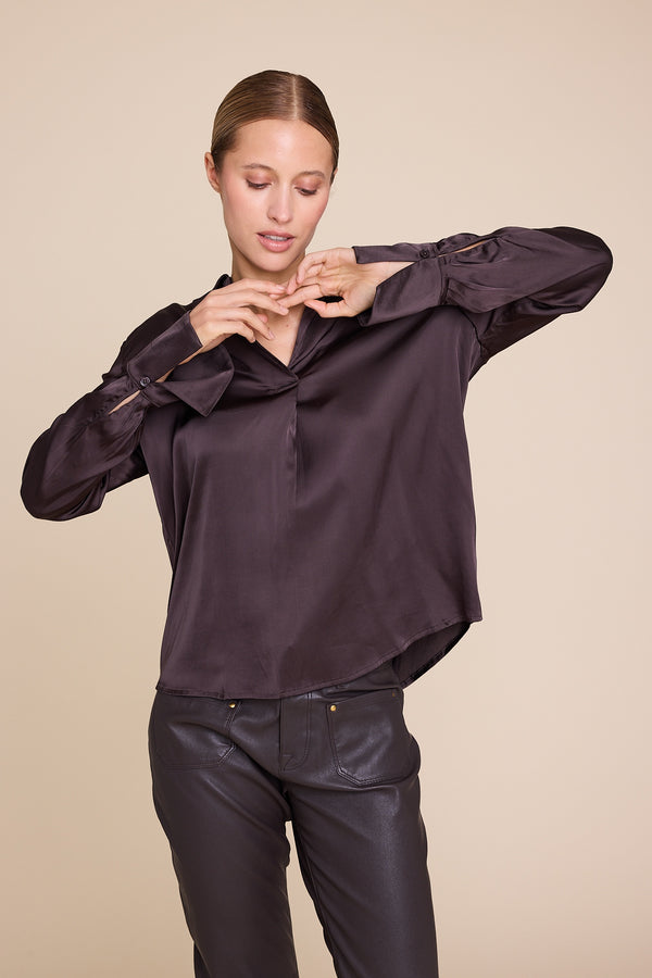 Line Of Oslo Vivian Blouse Blouse Brown 063