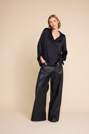 Line Of Oslo Vivian Blouse Blouse Black 097