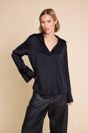 Line Of Oslo Vivian Blouse Blouse Black 097