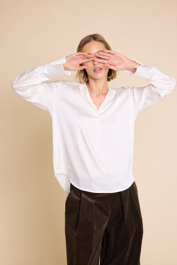 Line Of Oslo Vivian Blouse Blouse Creme 091